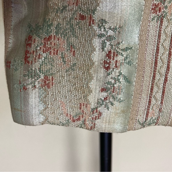 Vtg MJ Concepts in Sportswear Victorian Open Cropped Brocade Jacket Women's XS/S - Picture 11 of 14